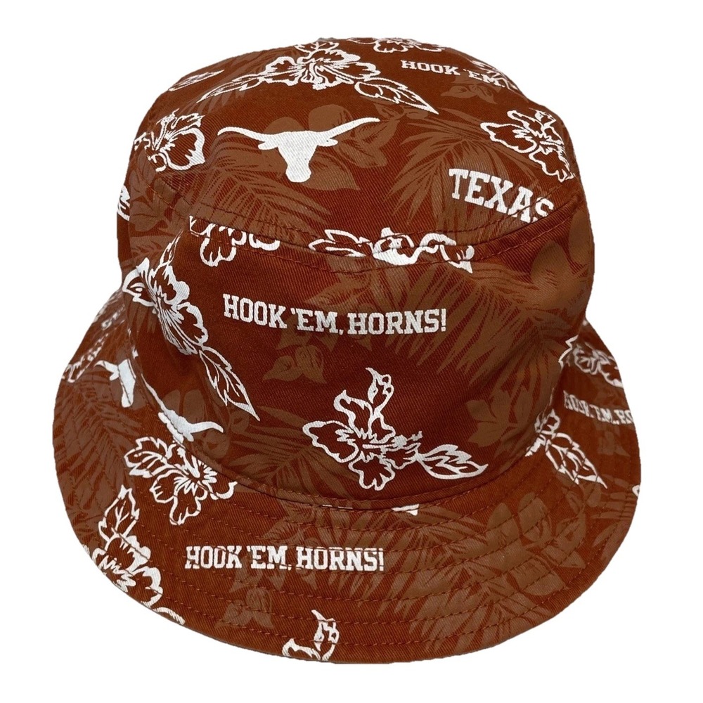 NWOT Reyn‎ Spooner Texas Longhorn Bucket Hat Sz L/XL Hook 'Em Horns NCAA Sports
